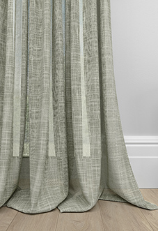 Siena Voile, Khaki Brown - Made to Measure Curtains